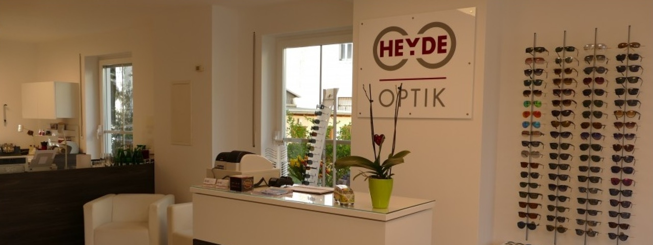 Ladengeschäft Heyde-Optik in Dresden.